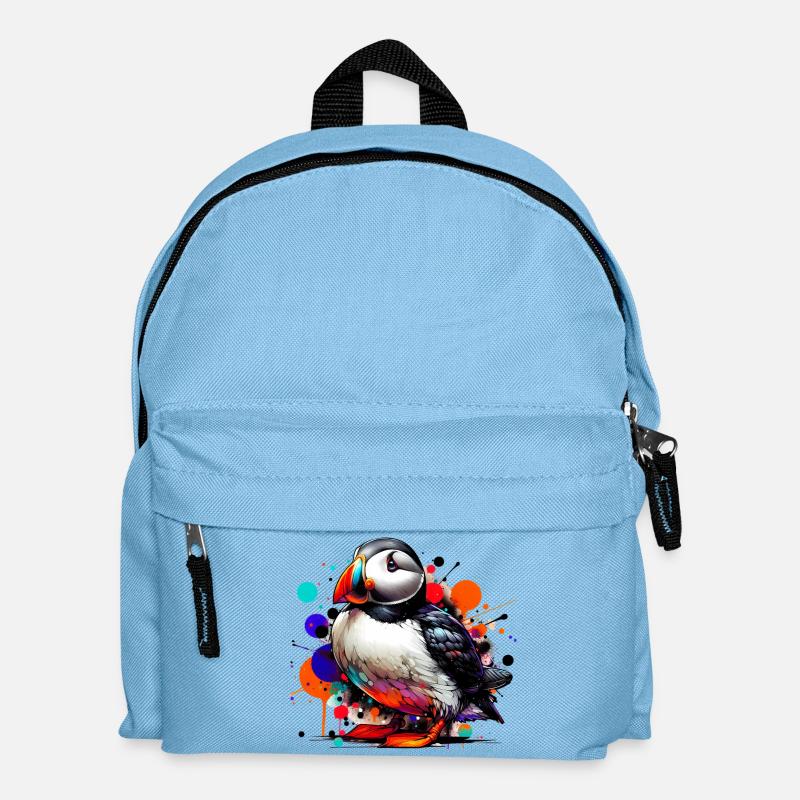 Papageitaucher - Kinder Rucksack - Hellblau