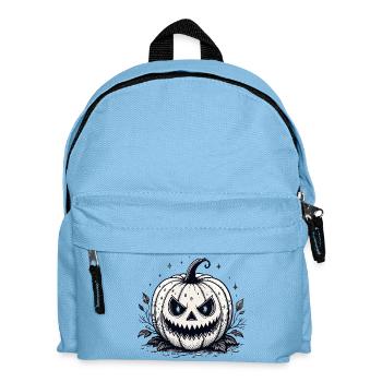 Retro Monochrome Pumpkin - Kids' Backpack - light blue - Front