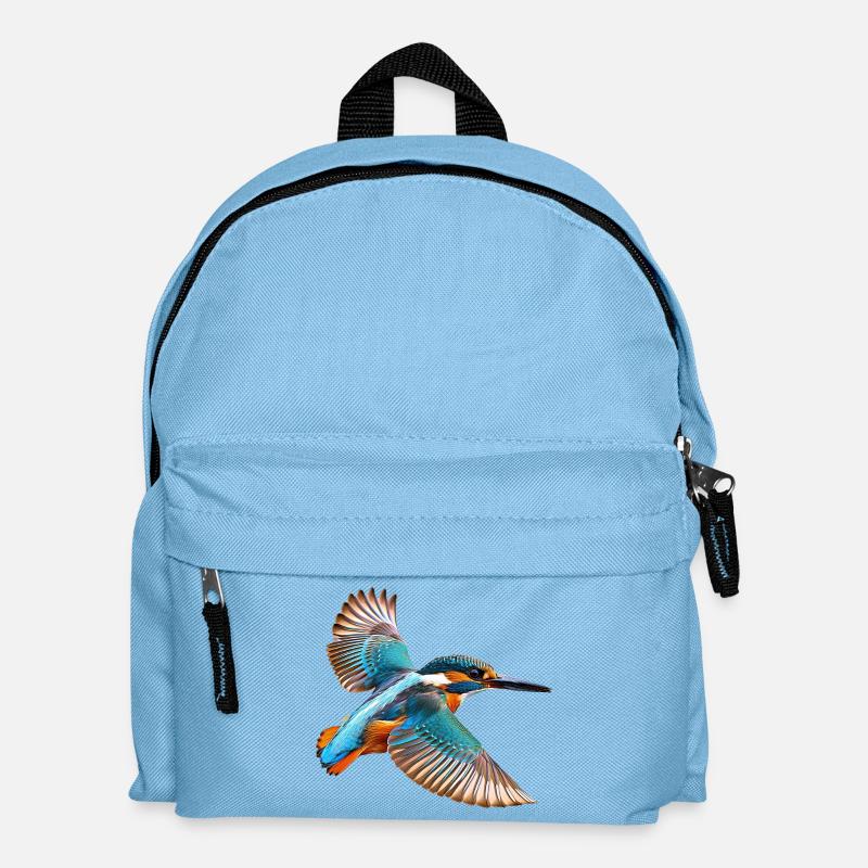 Eisvogel - Kinder Rucksack - Hellblau
