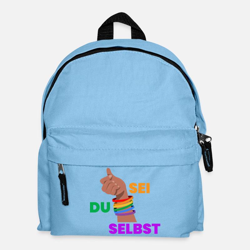 Pride Faust Self-Determination - Kids' Backpack - light blue