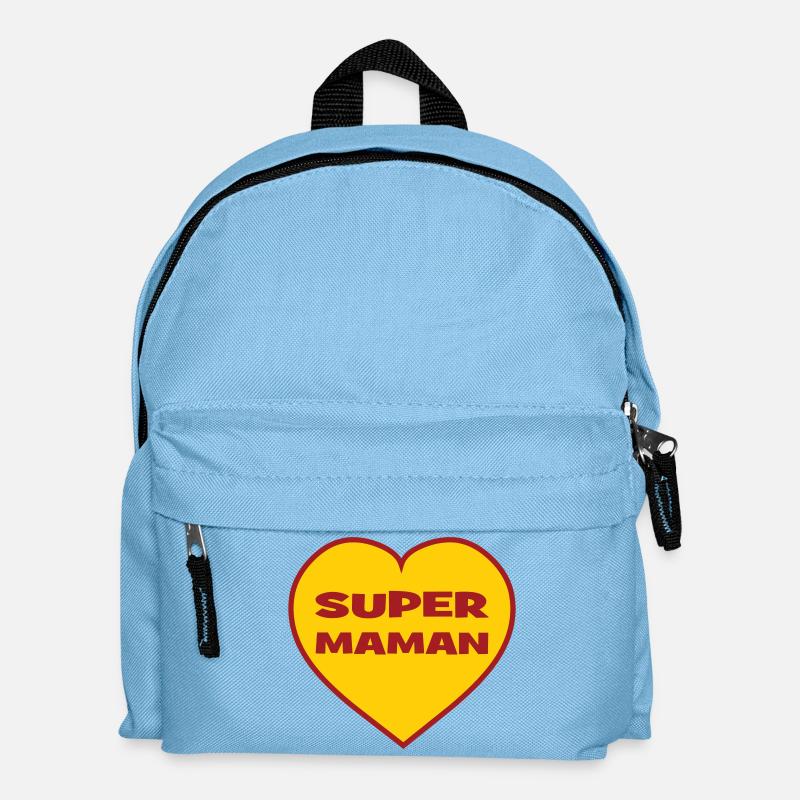 Super Mom - Mother's Day - Kids' Backpack - light blue