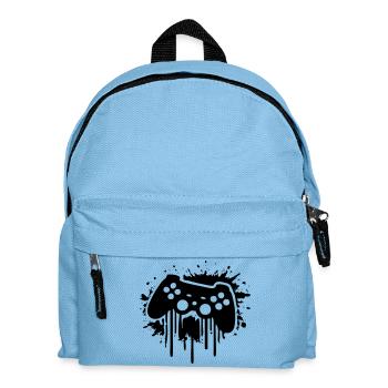 gaming zocker kontroller  - Kinder Rucksack - Hellblau - Vorne