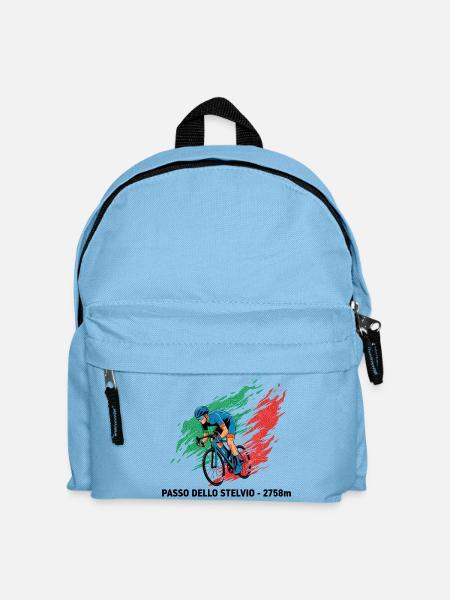 Passo dello Stelvio Climber Colour Burst - Kinder Rucksack - Hellblau