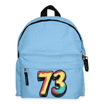 73 Nombre Coloré - Sac à dos Enfant - bleu clair - Devant