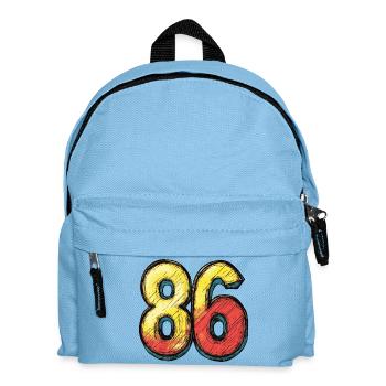 86 Nombre Coloré - Sac à dos Enfant - bleu clair - Devant