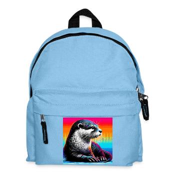 loutre - Sac à dos Enfant - bleu clair - Devant