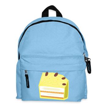 Torte Bäckerei Konditorei backen Bäcker - Kinder Rucksack - Hellblau - Vorne