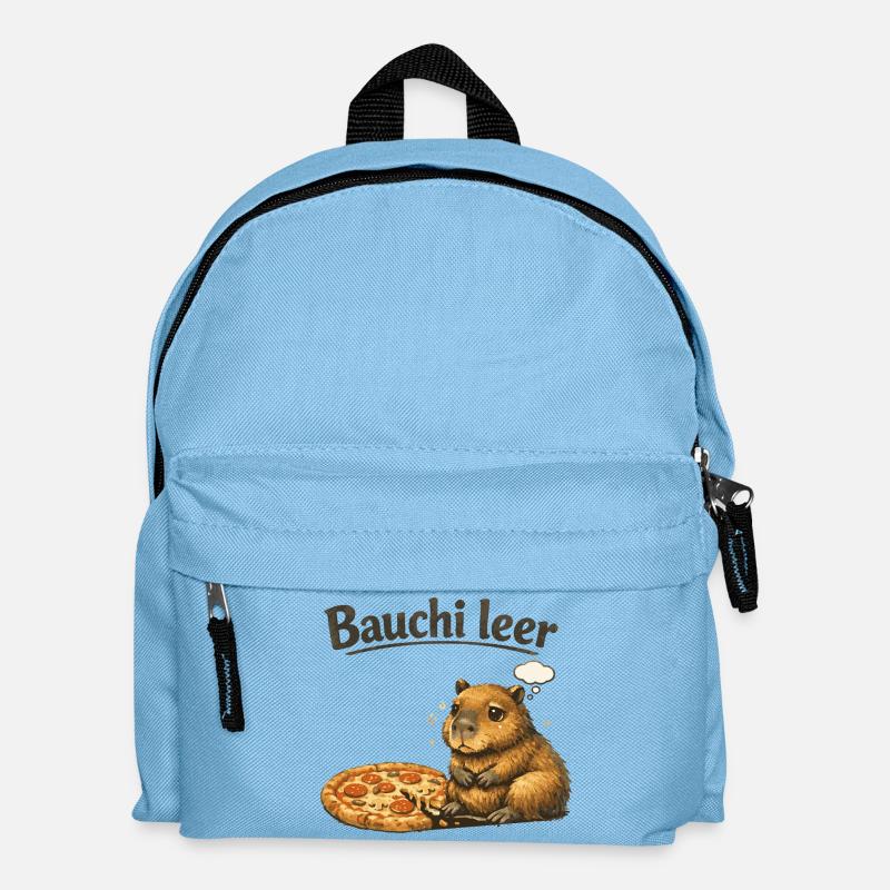 Bauchi leer - Kinder Rucksack - Hellblau