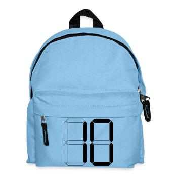 NUMÉRO 10 Dix Cadeau d’anniversaire numérique - Sac à dos Enfant - bleu clair - Devant