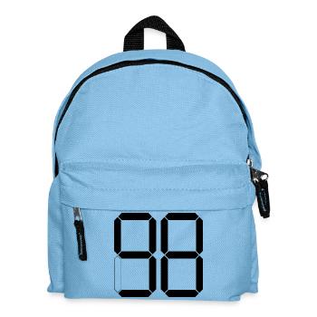 NUMBER 98 Ninety-Eight Gift Digital - Kids' Backpack - light blue - Front