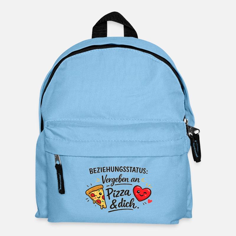 Relationship Status: Awarded to Pizza & You - Kids' Backpack - light blue