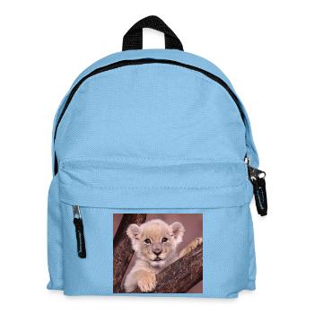 BABY LION - Kids' Backpack - light blue - Front