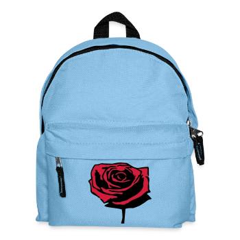 Red Rose - Kids' Backpack - light blue - Front