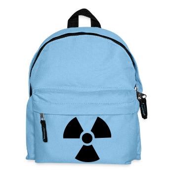 Radioactive Symbol - Kids' Backpack - light blue - Front
