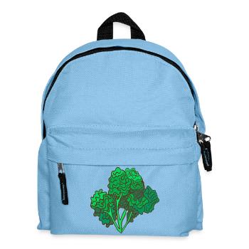 Grünkohl Braunkohl Krauskohl Kohl - Kinder Rucksack - Hellblau - Vorne