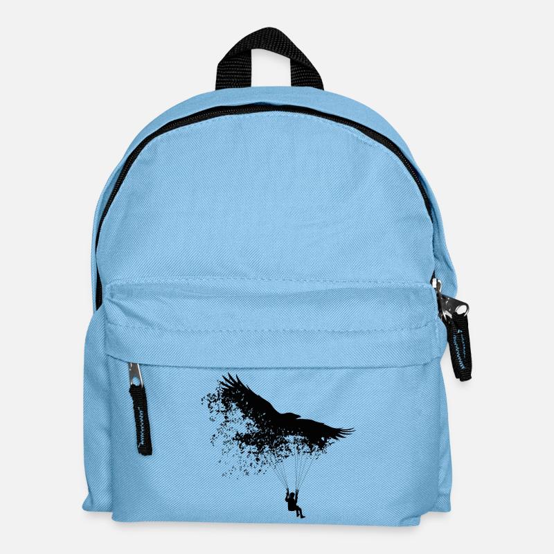 Raven Paraglider - Kinder Rucksack - Hellblau