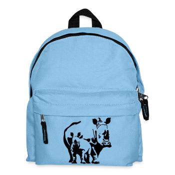 rhinocéros - Sac à dos Enfant - bleu clair - Devant