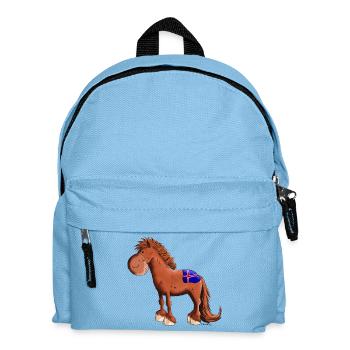 Cheval islandais - Sac à dos Enfant - bleu clair - Devant
