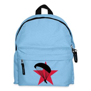 Gleitschirmfliegen / Gleitschirm / Paragliding / - Kinder Rucksack - Hellblau - Vorne
