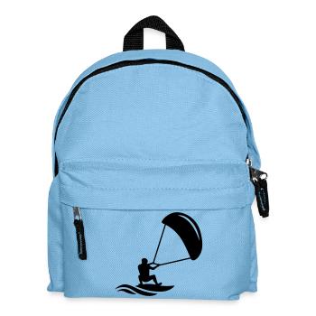 Kitesurfer - Kinder Rucksack - Hellblau - Vorne