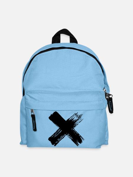 Grunge Cross - Kids' Backpack - light blue