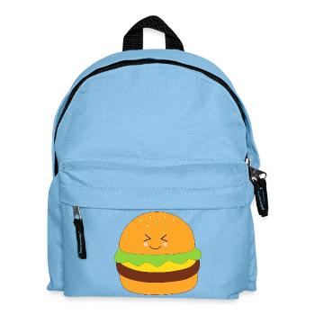 Burger, fast food, essen, kochen - Kinder Rucksack - Hellblau - Vorne