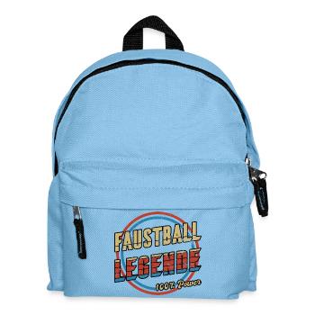 Faustball Legende - Kinder Rucksack - Hellblau - Vorne