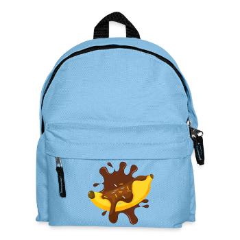 chocolate, chocolate fan, banana split - Kids' Backpack - light blue - Front