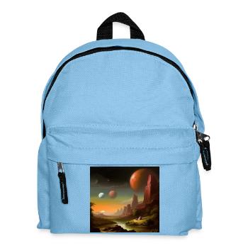 Planet Universe Sky - Kids' Backpack - light blue - Front