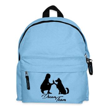 Dream Team Dog - Kids' Backpack - light blue - Front