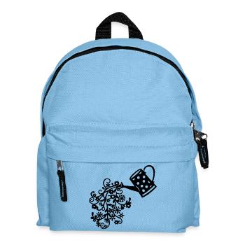 Le retour du printemps (noir) - Sac à dos Enfant - bleu clair - Devant