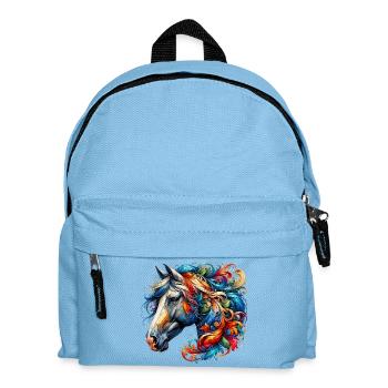Horse - Kids' Backpack - light blue - Front
