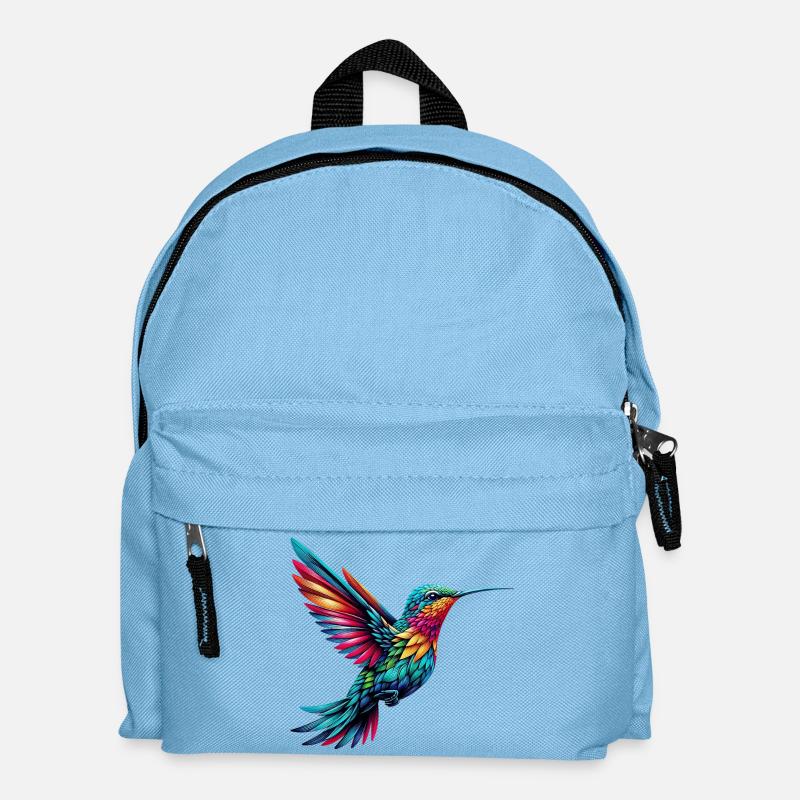 Kolibri - Kinder Rucksack - Hellblau