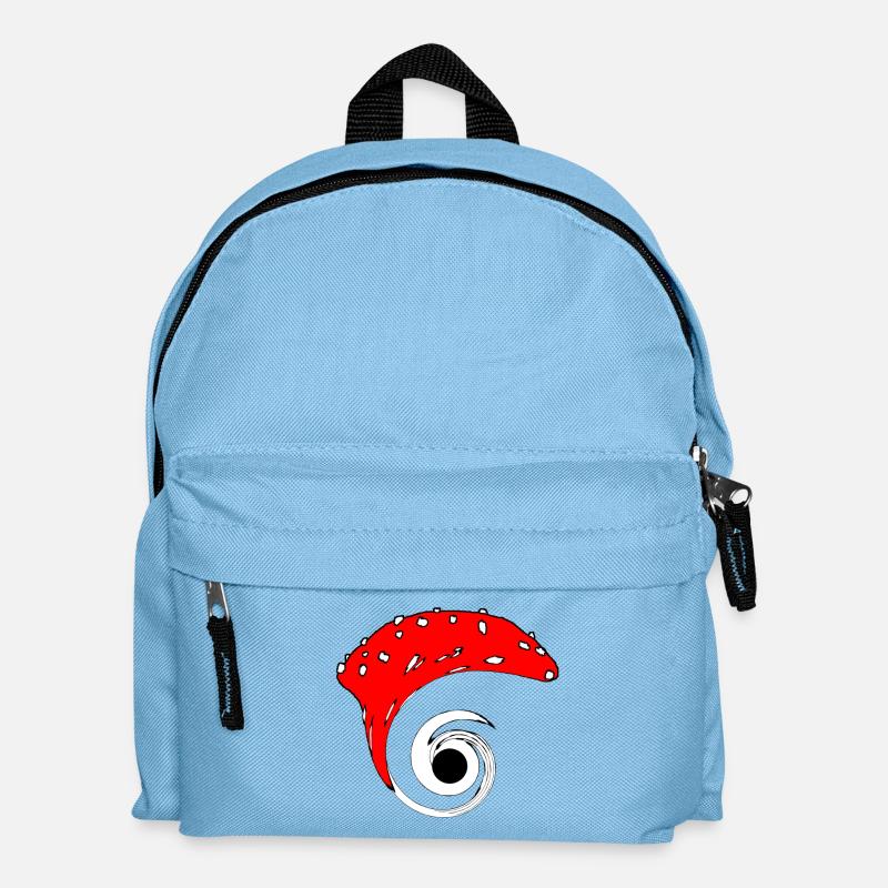 Champignon trou noir - Sac à dos Enfant - bleu clair