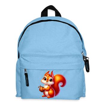 Squirrel - Kids' Backpack - light blue - Front