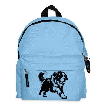 Bernhardiner - Kinder Rucksack - Hellblau - Vorne