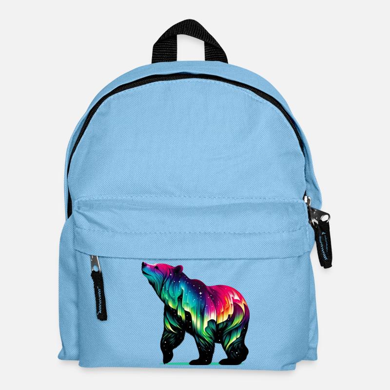 Bär - Kinder Rucksack - Hellblau