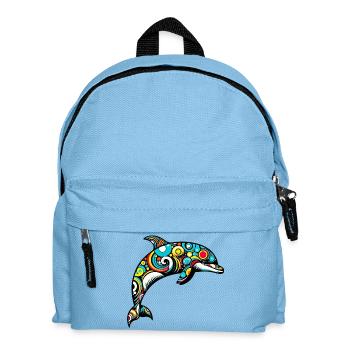 Dauphin - Sac à dos Enfant - bleu clair - Devant