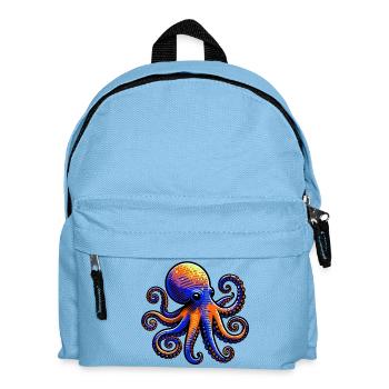 Pieuvre - Sac à dos Enfant - bleu clair - Devant