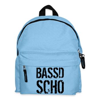 Bassd scho - Kinder Rucksack - Hellblau - Vorne