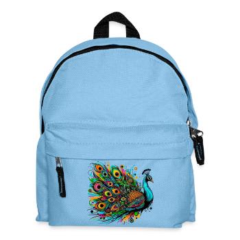 Paon - Sac à dos Enfant - bleu clair - Devant