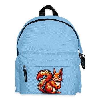 Squirrel - Kids' Backpack - light blue - Front