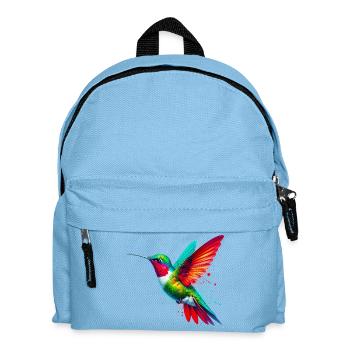 Kolibri - Kinder Rucksack - Hellblau - Vorne