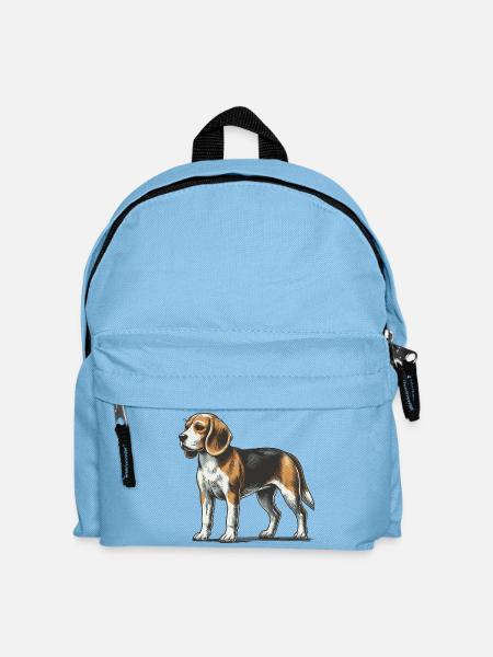 Beagle - Kinder Rucksack - Hellblau