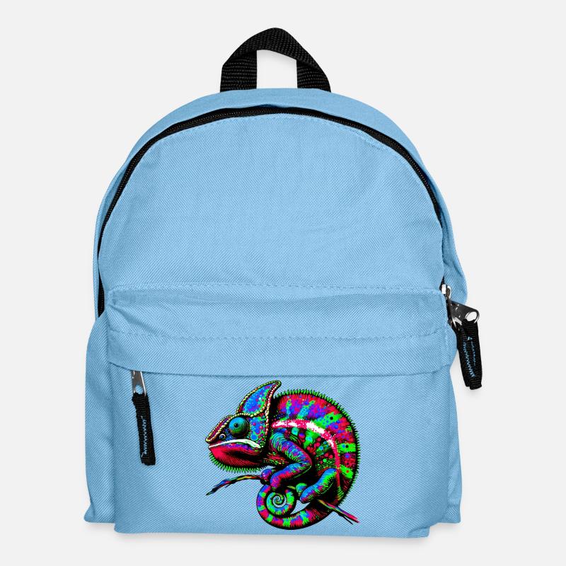 Caméléon - Sac à dos Enfant - bleu clair