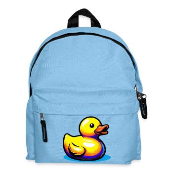 Ente Ente Ente Ente Ente - Kinder Rucksack - Hellblau - Vorne