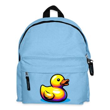Ente Ente Ente Ente Ente - Kinder Rucksack - Hellblau - Vorne