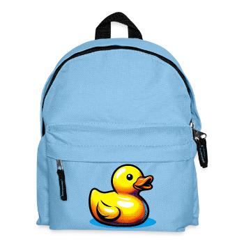 Ente Ente Ente Ente Ente - Kinder Rucksack - Hellblau - Vorne