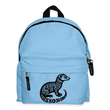 Mangouste tribale - Sac à dos Enfant - bleu clair - Devant