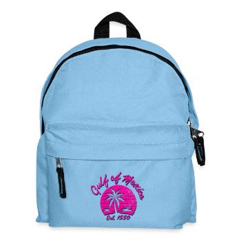 Tropical spring feeling with palm trees - Kids' Backpack - light blue - Front